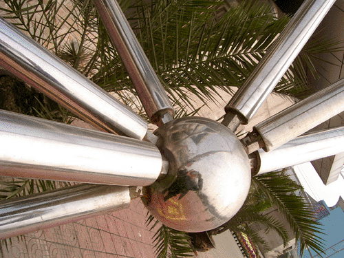 果洛不锈钢螺栓球网架